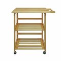 Betterbeds Trek Folding Kitchen Cart - Natural BE2691210